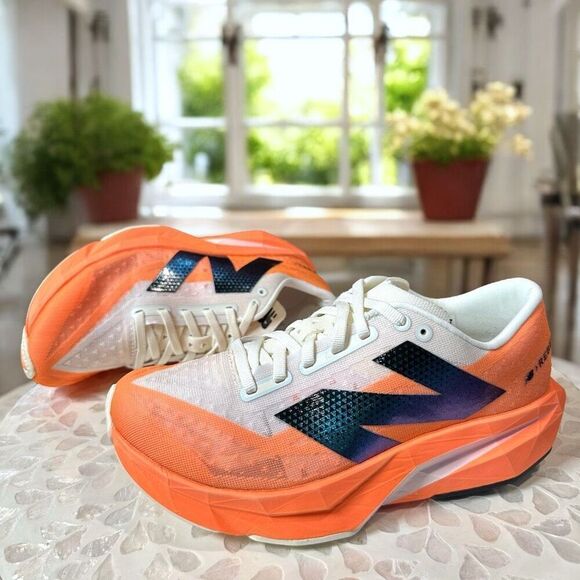 New Balance FuelCell Rebel v4 Women’s Running Shoes D Wide Hot Mango WFCXCC4-D N - Picture 6 of 12